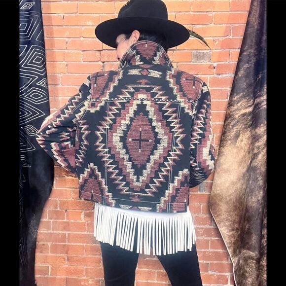 Double D Ranch Firemaker Leather Jacket - Picture 1 of 7